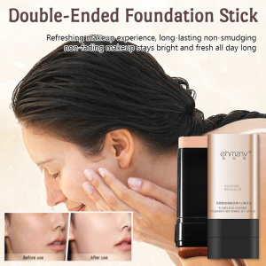 Double-Ended Foundation Stick: All-Day Makeup & Flawless Full Coverage