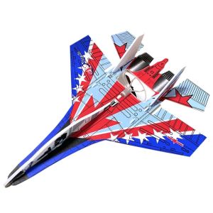 เครื่องบินไฟฟ้า เครื่องบินโฟมไฟฟ้า ของเล่นกลางแจ้ง LED สีสันสดใส ชาร์จ USB ได้ ของเล่นสําหรับเด็ก