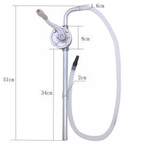 Diesel Pump Rotary Hand Drum Barrel Syphon Self Priming Pump Fuel Diesel Well Oil Hand Pump
