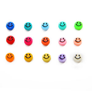 Hạt Acrylic Sử Dụng Hạt Đệm Phẳng Và Tròn Để Làm Vòng Tay Quyến Rũ Tự Làm Trang Sức Bông Tai Vòng Cổ