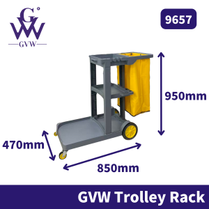 GVW Trolley Rack Trolley Heavy Duty Tray Troili Barang Roda Troli Beroda Rubbish Bin Trash Bin Troli