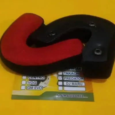 busa pipi nhk predator kancing besi / busa helm pipi NHK predator kanan-kiri