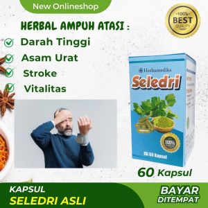 COD Penurun Tensi Darah Tinggi Ampuh - Kapsul Seledri Murni 60 Kapsul