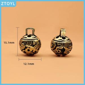 ZTOYL Durable Brass Retro Waist Accessories Small Bell Car Pendant For Gifts Jewelry Pendant Keychain Pendant Birthday Gift