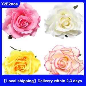 【Local shipping】 Bridal Rose Flower Hairpin Brooch Wedding Bridesmaid Party Accessories Hair Clip