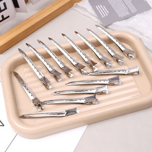 8.5cm 20Pcs Hair Root Fluffy Clips Styling Salon Fixed Professional Salon Metal Sectioning Hair Clip Hairpin Clamps DIY Tools Makeup No Crease Clips Hair Accessories