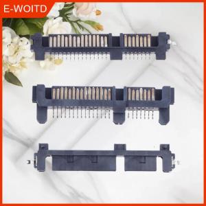 【E-WOITD】 5ชิ้นซ็อกเก็ตอินเตอร์เฟส SATA SSD ที่นั่งไดรฟ์แบบ Solid State 7 + 15P ขั้วต่อตัวผู้22PIN ตัวเชื่อมต่อแผ่นจมพอร์ตตัวเชื่อมต่อชนิดแผ่นเชื่อมต่อ