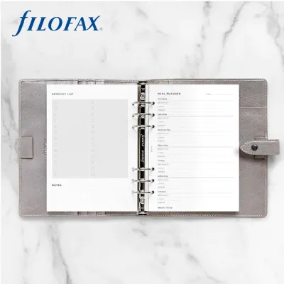 Filofax Refill A5 Paper Meal Planner Pack | Organiser Refill | Clipbook Refill |