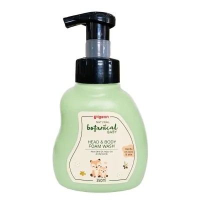 Pigeon Baby Natural Botanical Series Body Wash Milky Lotion Bayi Body Wash Losion Susu 宝宝天然植物系列沐浴乳乳液