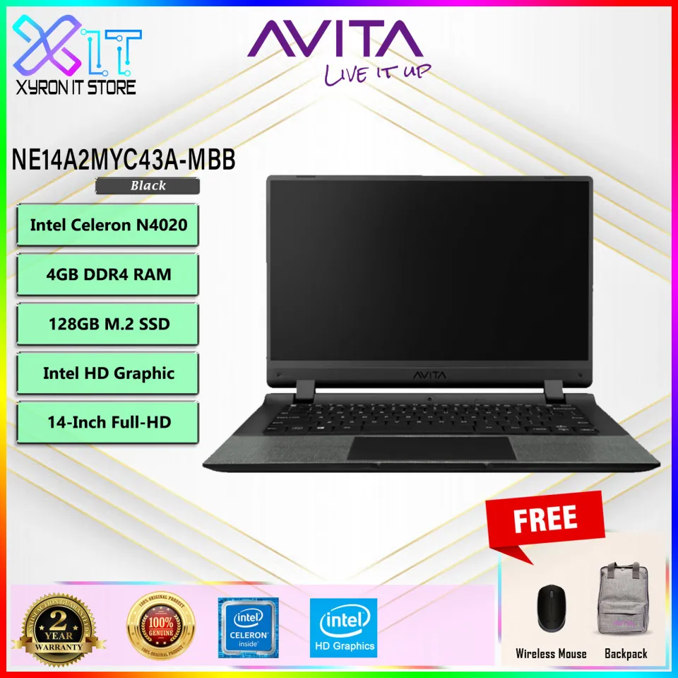 Avita Essential Laptop 14 Celeron N4020/4GB RAM/256GB SSD/14 - Main Image