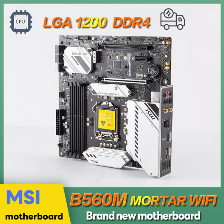 MSI MAG B560M MORTAR WIFI motherboard LGA1200 11th generation In CPU ...