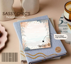 SassyChic PERSONALIZED Memopads