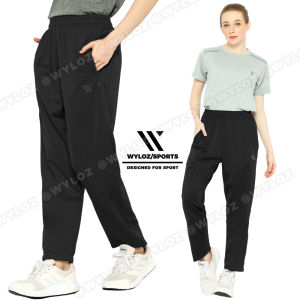 Wyloz Celana Training Wanita / Celana Training Cewek / Celana Olahraga Wanita / Celana Olahraga Cewek / Celana Trening Wanita / Celana Trening Cewek / Panjang Muslimah Import Bahan Tebal Lari Running Jogging Gym Fitness Senam Sepeda Sport Terbaru