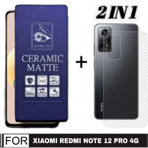 PAKET 2 IN 1 TEMPERED GLASS CERAMIC MATTE ANTI BLUE FOR SAMSUNG A05 / A05S 2023 / A04 / A14 5G / A04E 2022 / REALME 11 4G 2023 / C53 NFC / XIAOMI POCO X5 PRO 5G / REDMI NOTE 12 4G / REDMI NOTE 12 PRO 4G / REDMI NOTE 12 PRO 5G / POCO F5