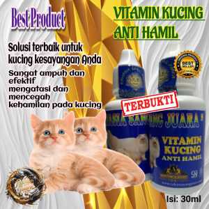 Obat ANTI HAMIL KUCING RAHASIA SANG JUARA cair 30ml