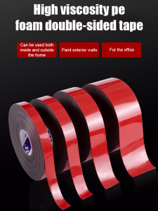 High Strength Double Sided Foam Tape Heavy Duty Adhesive for Car Trims and Home Decor Waterproof and Vibration Damping Double Sided Foam Tape Vibration Damping Adhesive Foam Tape