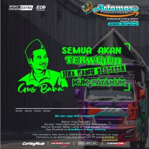Cutting Sticker Stiker Mobil Variasi Kaca Bodi Samping Kata Kata Truk Canter Pick Up Keren Semua Akan Terwujud