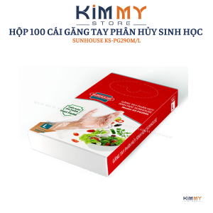 GĂNG TAY NILONG PHÂN HỦY SINH HỌC an toàn SUNHOUSE KS-PG290M - Bao tay phân hủy sinh học Sunhouse loại siêu dày