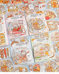 Set 70 Tờ Giấy Ghi Chú TELADO S13 Họa Tiết Hoạt Hình Dễ Thương Giấy Note Văn Phòng Tiện Dụng Giấy Nhắn Đánh Dấu Trang Đáng Yêu