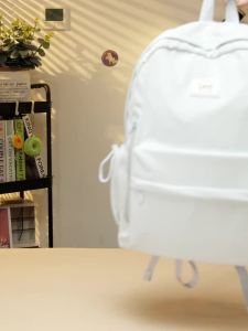 LEE Cute Sweet Girl Style Laptop Backpack Ladies Waterproof Women Back Pack Pink School Bag Fashion Nylon Large Bookbag Daypack