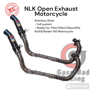 Knalpot NLK Racing Motor Honda Sonic150 Supra Gtr 150 Mx135 Mx king Satria fu