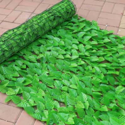 PAGAR DAUN RAMBAT HIASAN 3 M X 100 CM 1 ROLL bunga semangka daun tanaman buatan