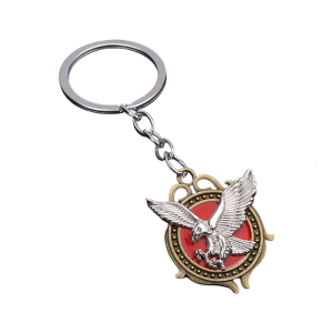 Symbolic Animal Keychain Freemasonry Themed Zinc Alloy Backpack Hanging Charm Accessory For Personal Belongings