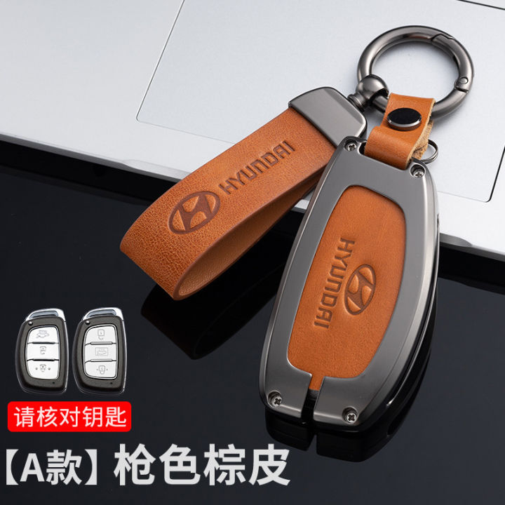 Car Key Cover Creta Key Ring Motorik Metal Key Cover Smart Key Protector Hyundai Motorik
