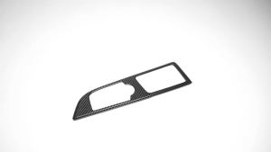 OnlyF U DRY Carbon Fiber Car Interior Center Console Gear Shift Bezel Cover Sticker Trim Accessories For Genesis G70 2017 2018-2024 9Y3K6