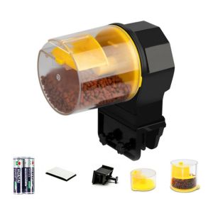 VB45D Plastic Durable for Shrimp Turtle Timer Smart Adjustable Fish Tank Accessories Fish Feeder Tool Fish Feeding Dispenser Automatic Feeder