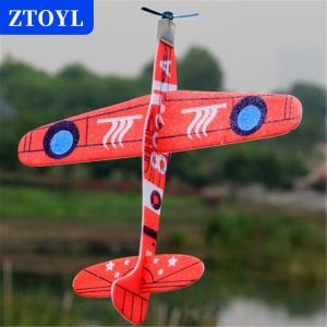 [COD] ZTOYL 19ซม.มือโยนบินเครื่องร่อนเครื่องบินโฟมเครื่องบินปาร์ตี้ถุงเติมของเล่นเด็ก
