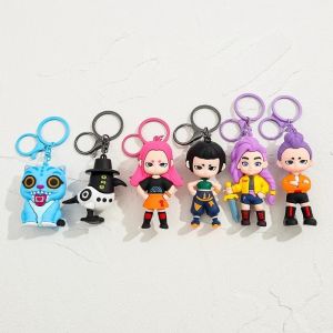 KPop Devil Hunter Peripheral Keychain Rumi Mira Zoe PVC Keychain Backpack Pendant Accessories Friends Gift