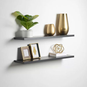 Rak Dinding Ambalan Tempel Dinding 100x12 cm Set 2pcs Dekorasi Kamar Minimalis Aesthetic