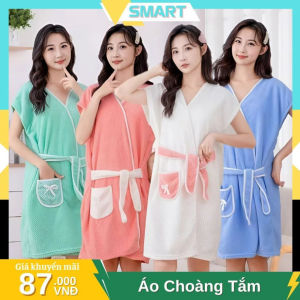 Khăn choàng tắm váy tắm siêu thấm hút thiết kế thời trang mềm mại tiện lợi ENO - KCT01