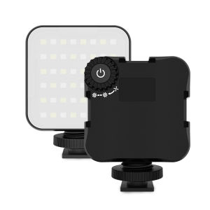 Seafrogs ST-48B LED Video Light 5000K-6000K USB Rechargeable Portable Photography Lighting With Clip for Computer and Phone Mini Vlog Fill Light for Vlogging/Live Streaming/YouTube/TikTok