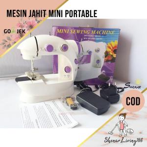 Mesin Jahit Mini Portable Elektrik//mesin jahit terbaru SHENAR ( BISA BAYAR DI TEMPAT )