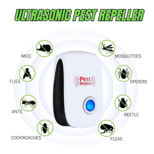 PEST REJECT I ULTRASONIC PEST REPELLER I 100 % SAFE AND EASY TO USE I MOUSE COCKROACH INSECTS SPIDER  MOSQUITO KILLER PEST CONTROL