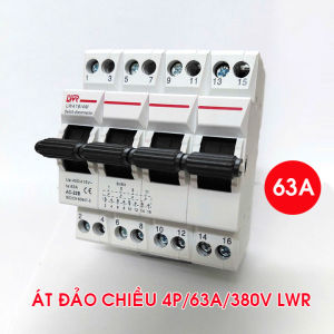 Át đảo chiều 3P 4 dây 63A 380v LWR cầu dao đảo chiều dạng aptomat - APTOMAT đảo chiều 3 pha 380v