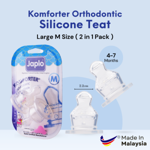 Japlo Komforter Orthodontic Nipple Twin Pack for Baby Teeth Development (2pcs/ pack)