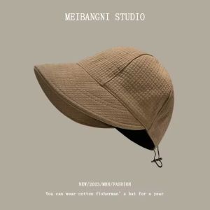 MIRELINA Wide Brim Sun Hat Foldable Waffle Beach Cap Fashion Quick-drying Peaked Cap for Women