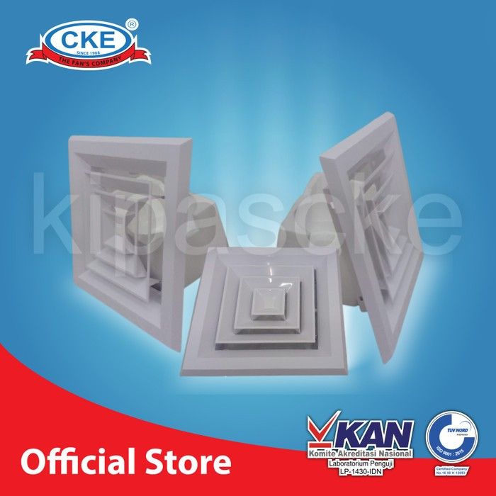 SUPPLY AIR DIFFUSER (SAD) 30CM X 30 CM GRILL AC DUCTING PLAFON KOTAK ...