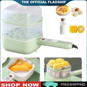 [CHAMAIR STORE]Egg Cooker Holds Up To 12 Eggs Electric Egg Cooker Double Layer Multifunctional Egg Poacher Auto Shutoff for Dumplings