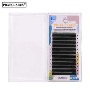 PRAECLARUS 8D W Shape Lashes Automatic Flowering Eyelash Clusters Easy Fan Volume Fake Eyelash Premium Dense Cilia Supplier