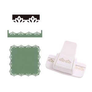 Nhỏ gọn dập nổi máy in nhãn biên giới dập nổi đấm máy dập nổi cho gia đình giấy thủ công trường học và văn phòng