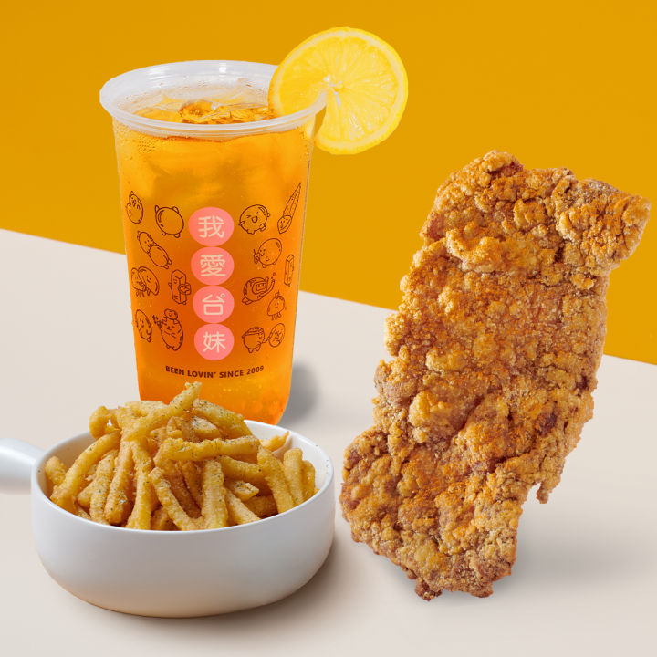 [I Love Taimei] Pineapple Lemon Value Meal! Original Chicken with Free