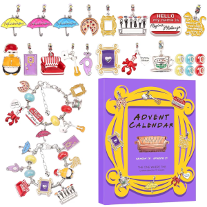 Advent Calendar 2024 Making Set Charm Bracelet Advent Calendar for Kids Countdown to ChristmasDIY Christmas Art