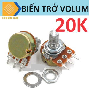 [ 2 CON ] Biến trở vặn volume 20k WH148 chân cắm
