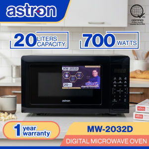 Astron MW-2032D Digital Microwave Oven | 11 power levels | Child safety lock | 20 Liters Capacity | 700 watts