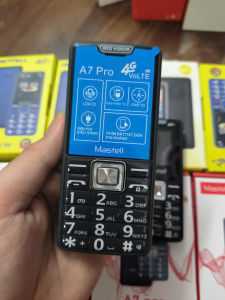 Điện Thoại Người Già Mastell A7 pro Mới Fullbox Sóng 4G Đọc Số Loa To Pin Trâu