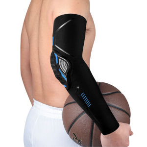 1Pair Sports Anti-collision Elbow Pads Compression Arm Sleeves Protector Basketball Volleyball Cycling Knee Support Guard